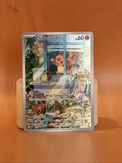 Scarlet & Violet Charmander Promo Card 044 Sv: Holo Illustration Rare - Image 1