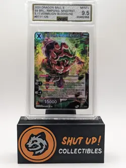 SS Broly the Rampaging Monstrosity BT11-125 Foil Dragon Ball Super Card AGS 9.5 - Image 1