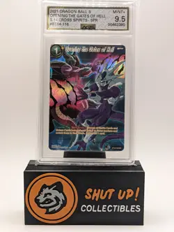 Opening the Gates of Hell BT14-116 SPR Foil Dragon Ball Masters Card AGS 9.5 - Image 1