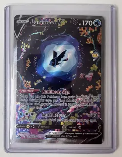 Pokemon Lumineon v Crown Zenith Galarian Gallery Holo Ultra Rare Card GG39/GG70 - Image 1