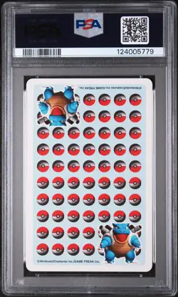 1998 POKEMON STADIUM BLUE VERSION PLAYING CARDS ACE OF CLUBS MEWTWO PSA 10 - Image 2
