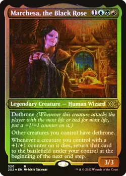 Marchesa, the Black Rose ETCHED FOIL - 520 - Rare - 2X2 Double Masters 2022 MTG - Image 1
