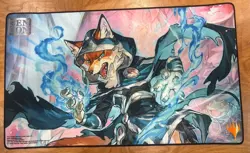 Foil MTG Playmat - Gen Con 2024 Exclusive Jace, the Mind Sculptor (Bloomburrow) - Image 1