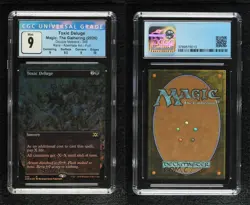 Alternate-Art Borderless - Toxic Deluge Foil Magic: Double Masters 2XM CGC 9 - Image 3