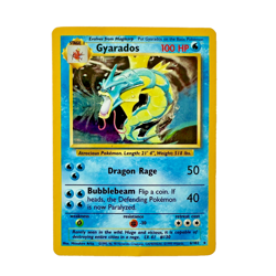 Pokemon TCG Gyarados Base Set 6/102 Holo 1999-2000 Light Play Great Condition - Image 1
