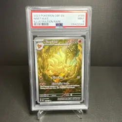 2023 POKEMON OBSIDIAN FLAMES - OBF EN #199/197 NINETALES ILLUSTRATION RARE PSA 9 - Image 1