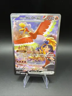 Ethan's Ho-Oh ex 230/182 Sv10: Destined Rivals Holo Pokemon Scarlet And Violet - Image 1