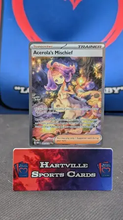 Pokemon Mega Evolution Acerola's Mischief Special Illustration Rare 183/132 NM - Image 1