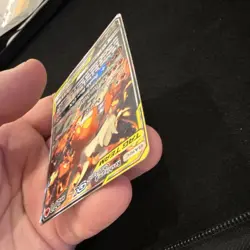 Pokemon Reshiram & Charizard GX SM201 Full Art Promo Holo 270 HP TAG TEAM Dragon - Image 3