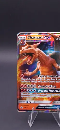 2019 Pokemon Sun & Moon Promo Charizard GX SM195 Holo Rare - Near Mint / NM - Image 2