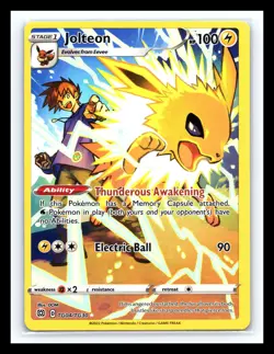 💥 Pokemon Sword Shield Brilliant Stars Jolteon Trainer Gallery #TG04/TG30 Holo - Image 1