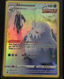 Abomasnow Pokemon Astral Radiance Trainer Gallery TG01/TG30 Rare NM (PO012) - Image 1