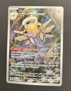 Shedinja Illustration Rare Pokemon TCG Mega Evolutions 144/132 - Image 1