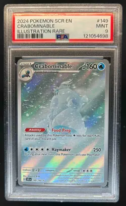 2024 Pokemon SV Stellar Crown Crabominable #149/142 PSA 9 - Image 1