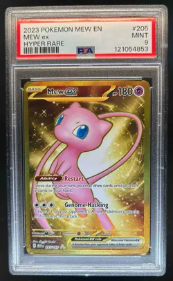 2023 Pokemon SV 151 Mew ex #205/165 PSA 9 - Image 1