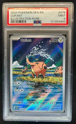 2024 Pokemon SV Shrouded Fable Cufant #076/064 PSA 9 - Image 1