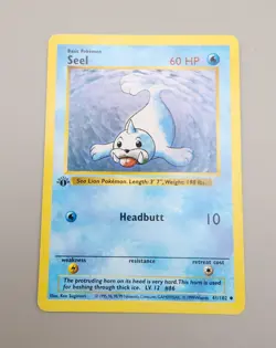 Pokemon TCG Seel Base Set 1st Edition 41/102 LP - Image 3