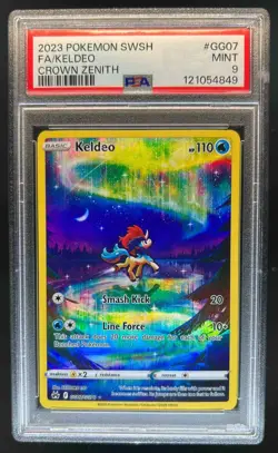 2023 Pokemon SWSH Crown Zenith Keldeo Galarian Gallery #GG07/GG70 PSA 9 - Image 1