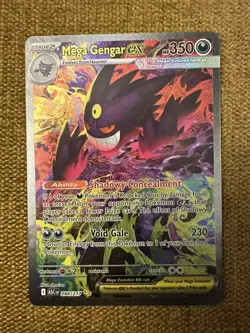 Mega Gengar ex 284/217 SIR Secret Pokemon Ascended Heroes IN HAND READY TO SHIP - Image 4