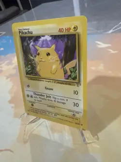 Pikachu E3 Stamped Promo 58/102 Base Set Yellow Cheeks Pokemon Card 1999 - Image 2