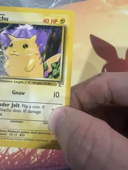 Pikachu E3 Stamped Promo 58/102 Base Set Yellow Cheeks Pokemon Card 1999 - Image 4