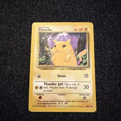 Pikachu E3 Stamped Pokemon Card Base Set 58/102 Yellow Cheeks 1999 - Image 1
