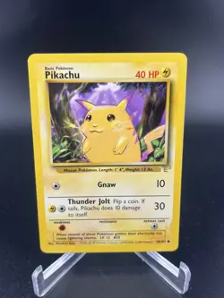 Pikachu E3 Stamped Pokemon Card Base Set 58/102 Yellow Cheeks 1999 - Image 1