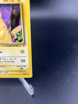 Pikachu E3 Stamped Pokemon Card Base Set 58/102 Yellow Cheeks 1999 - Image 4