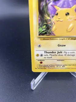 Pikachu E3 Stamped Pokemon Card Base Set 58/102 Yellow Cheeks 1999 - Image 5