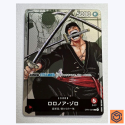 Roronoa Zoro OP01-001 L Promo 25th Anniversary ONE PIECE Card Game Japanese NM - Image 1