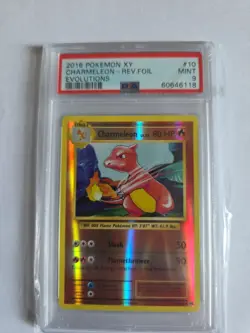 Pokemon XY Evolutions Charmeleon 2016 Reverse Holo PSA 9 Mint 10/108 - Image 1