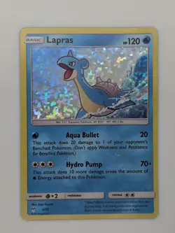 Lapras - 5/12 - Exclusive Sparkle Holo McDonald's 2019 - Pokemon TCG Card LP - Image 1