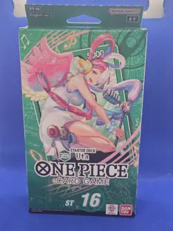 SEALED One Piece ST16 Starter Deck 16: GREEN Uta - PRB-01 Booster Pack - Image 1