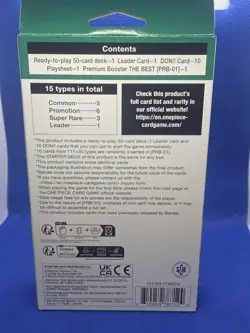 SEALED One Piece ST16 Starter Deck 16: GREEN Uta - PRB-01 Booster Pack - Image 5