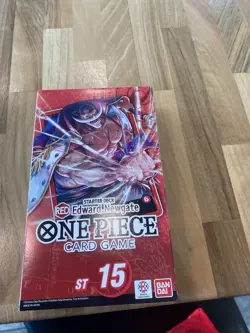 ONE PIECE TCG: Edward Newgate (Red)(ST-15) New/Sealed - Image 1