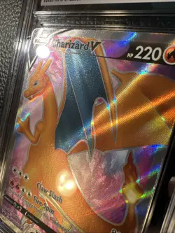 Charizard V Champion's Path 2020 ETB Promo SWSH050 CGC Graded 9 MINT - Image 2