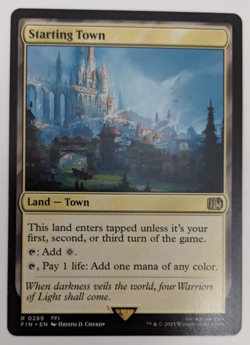 Starting Town (0289) FFI, Final Fantasy FIN, Magic MtG, Regular - NM!! - Image 1