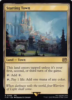 Starting Town FIN 289 Normal English NM - MTG - Image 1