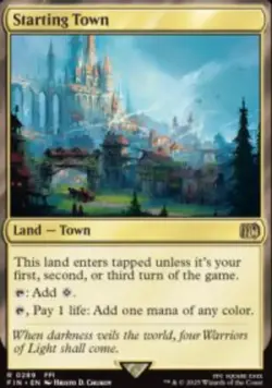 Starting Town Final Fantasy (FIN) 289 MTG Regular NM - Image 1