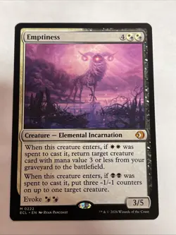 Emptiness Lorwyn Eclipsed #222 Mythic - Image 1