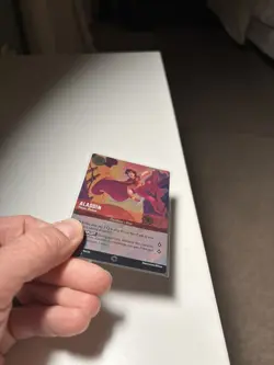 Disney Lorcana First Chapter EN 1 Aladdin Heroic Outlaw 211/204 Enchanted Holo - Image 2