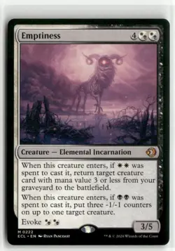 Emptiness Lorwyn Eclipsed MTG NM - Image 1