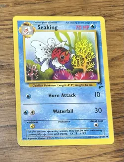 Seaking 60/130 "Base Set 2" Pokemon TCG NM/LP - Image 1