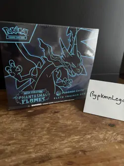 FACTORY SEALED Pokemon TCG Phantasmal Flames ETB Pokemon Center Exclusive - Image 1