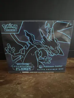 FACTORY SEALED Pokemon TCG Phantasmal Flames ETB Pokemon Center Exclusive - Image 2