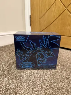 Pokemon TCG Phantasmal Flames Pokemon Center ETB Factory Sealed In Hand UK NEW - Image 2