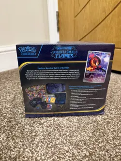 Pokemon TCG Phantasmal Flames Pokemon Center ETB Factory Sealed In Hand UK NEW - Image 3