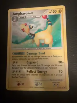 Pokemon TCG - Platinum Base Set - Ampharos 1/127 Rare Holo nm - Image 2