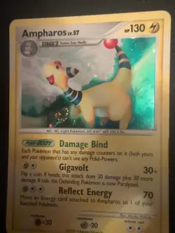 Pokemon TCG - Platinum Base Set - Ampharos 1/127 Rare Holo nm - Image 4