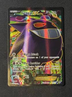 Pokemon Gengar EX Full Art Holo Card 114/119 XY Phantom Forces Near Mint - Image 1